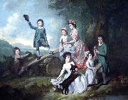 Johann Zoffany The Lavie Children oil painting reproduction